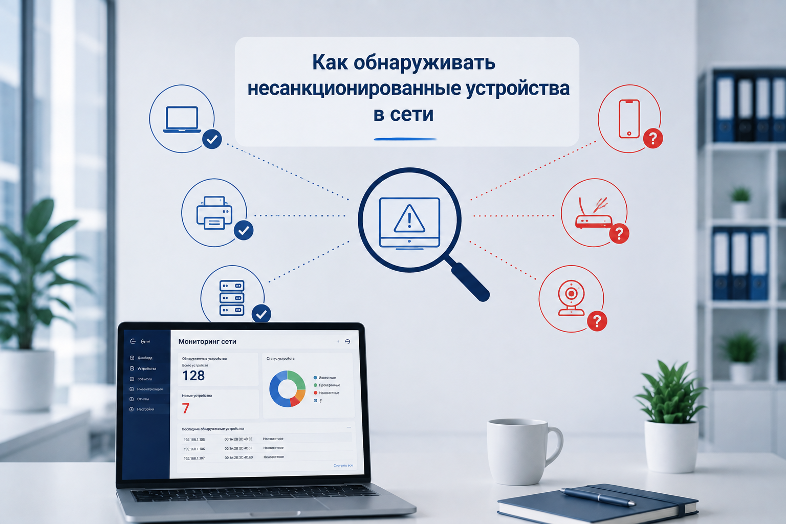 Как обнаруживать несанкционированные устройства в сети Как обнаруживать несанкционированные устройства в сети